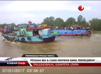 Kapal Patroli Bea dan Cukai Dilempari Bom Molotov