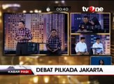 Debat Pilkada DKI, Tiga Cagub Saling Kritik Program Pesaing