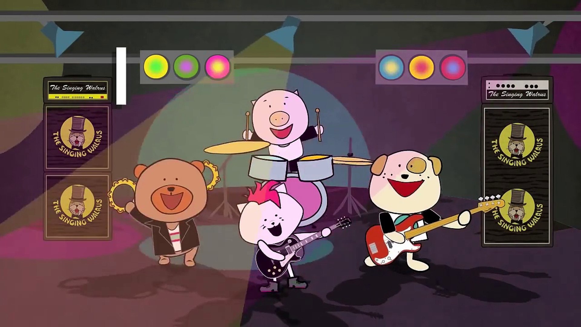 Jump Run And Shout Action Song For Kids The Singing Walrus Dailymotion Video