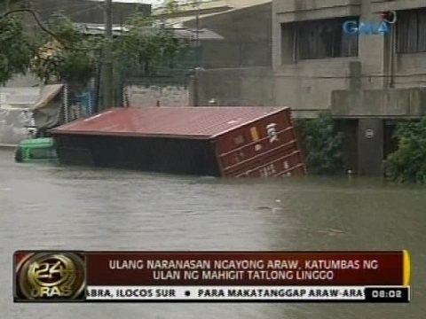 24 Oras: Ulang naranasan ngayong araw, katumbas ng ulan ng mahigit tatlong linggo