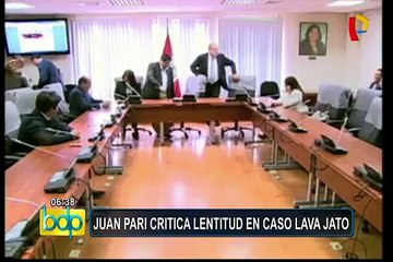 Juan Pari critica lentitud en caso Lava Jato