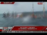 SONA: MV Gloria, lumubog sa Monreal, Masbate City