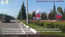Fatal car crashes in Russia summer 2016
