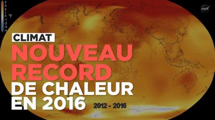 Un nouveau record historique de chaleur en 2016