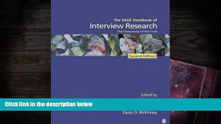 PDF  The SAGE Handbook of Interview Research: The Complexity of the Craft For Ipad