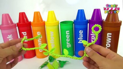 Download Video: Learn Colours with Pencil Surprises And Toys | Learn Colors with Crayons Sorting Surprises