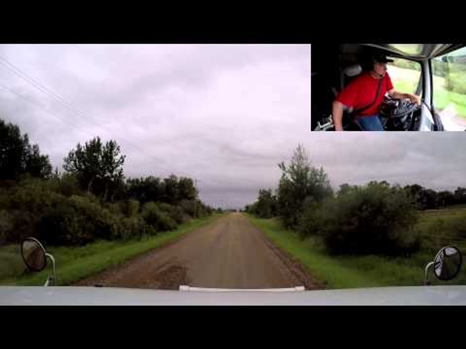 Trucker Rudi 08/05/15 as truckers we sometimes have to take dirt roads