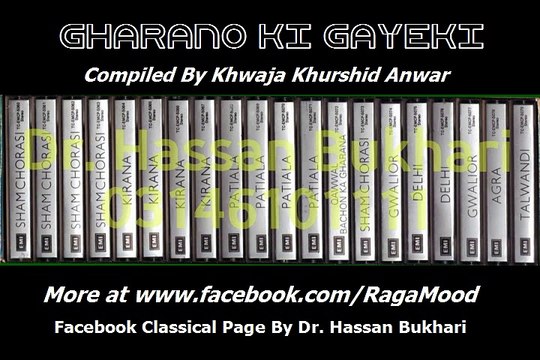 Classical - Gharano Ki Gayeki Vol. 1 - Sham Chorasi - Ustad Salamat Ali Khan - Track 3 - Raag Darbari Tabla Ustad Shaukat Sarangi Ustad Nazim Ali