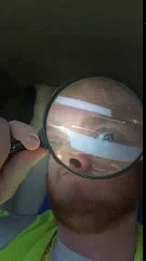 Burning people with magnifying glass