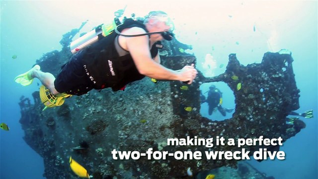 Scuba Diving Encounters: YO-257 Wreck — Oahu, Hawaii