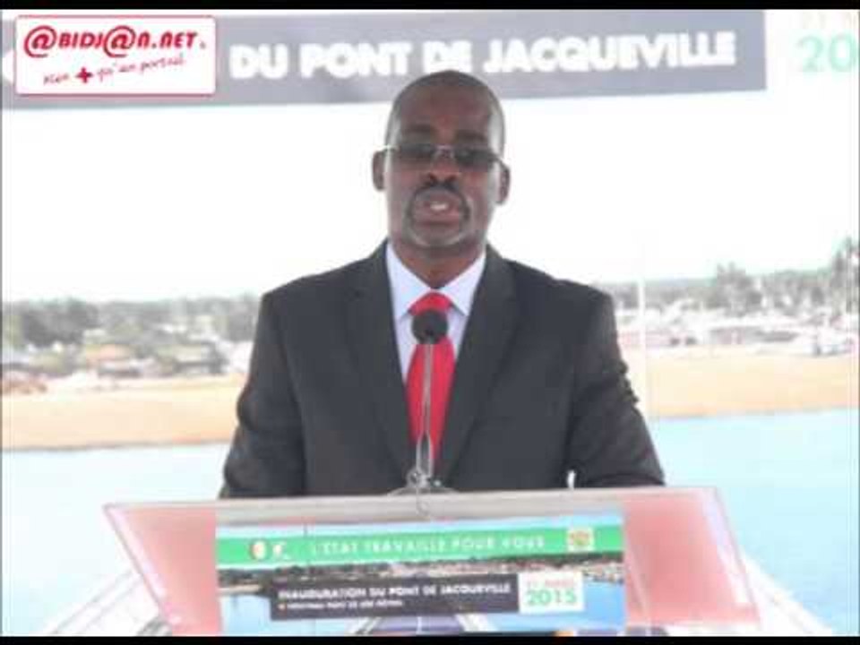 Inauguration pont de Jacqueville / Allocution du Maire de la ville
