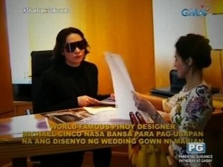 Startalk: Michael Cinco nasa bansa para pag-usapan na ang disenyo ng wedding gown ni Marian