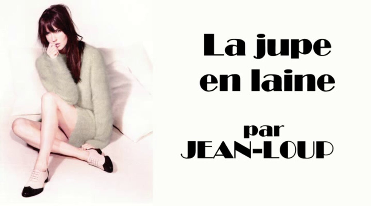 La jupe en laine par Jean Loup