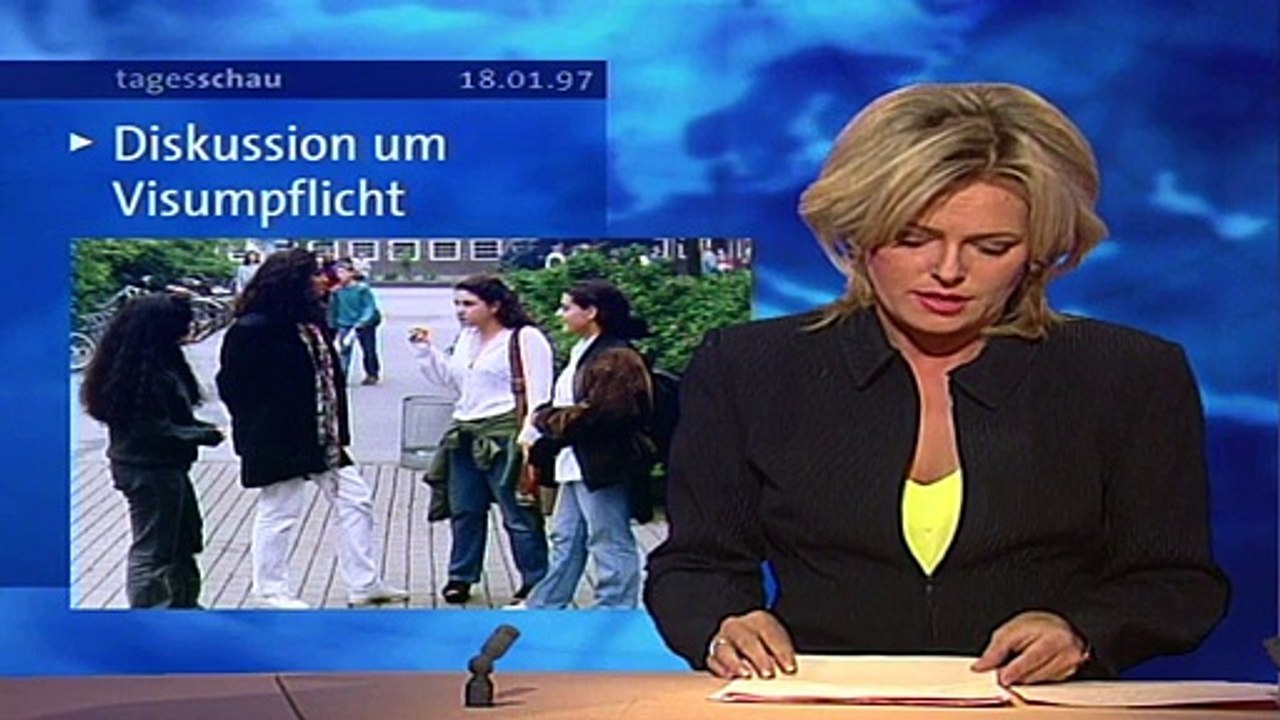 Tagesschau | 18. Januar 1997 20:00 Uhr (mit Eva Hermann) | Das Erste