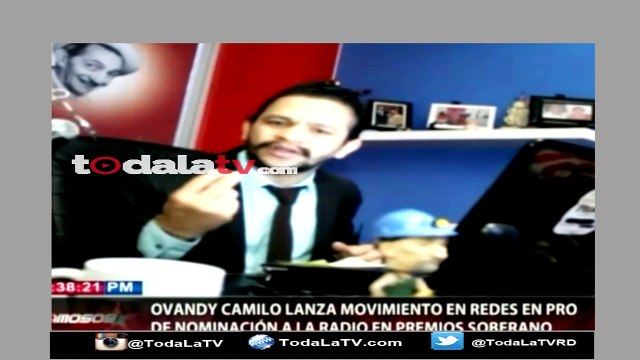 Comunicador Ovandy Camilo inicia movimiento La Radio Es Soberana para que incluyan la radio en Premios Soberano 2017-