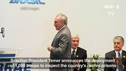 Brazil troops sent to 'inspect' restive prisons