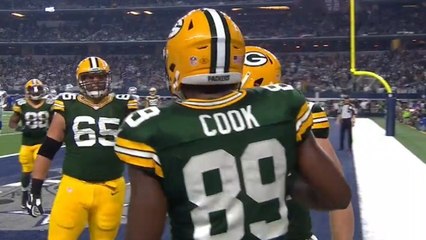Brazilian annoucers call Jared Cook's 3-yard TD