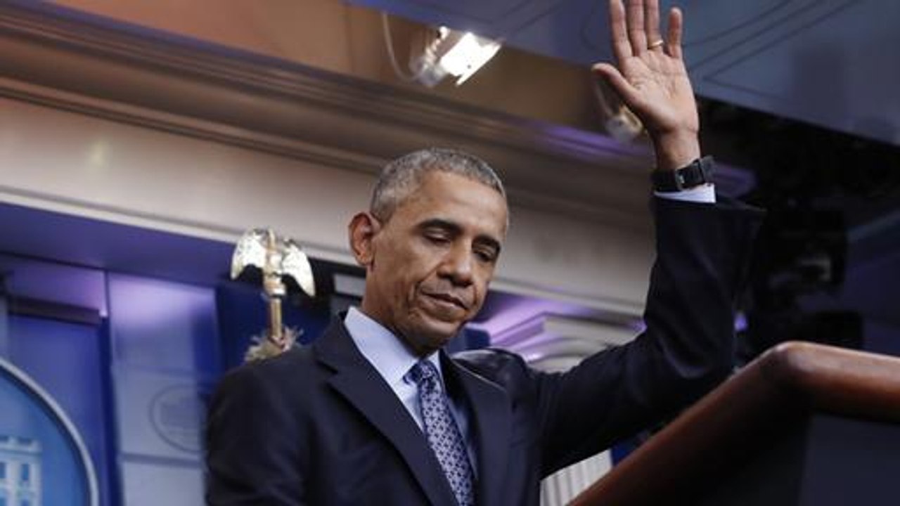 Obamas letzte Pressekonferenz: Sorgen und etwas Urlaubsstimmung