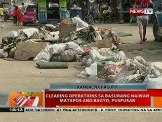 BT: Clearing operations sa basurang naiwan matapos ang bagyo, puspusan