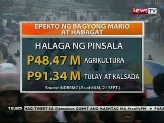 BT: Epekto ng bagyong Mario at habagat