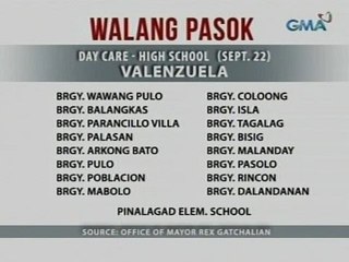 24 Oras: Klase sa Ilocos Sur at ilang barangay sa Valenzuela, suspendido