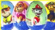 Paw Patrol Pups Surprise Eieren Rubble Chase Skye Marshall Kinder Verrassingen Surprise Eggs Filmpje