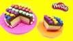Learn Colors with Play Doh Ice Cream rainbow cake Peppa Pig mickey mouse Fun Creative for Kids