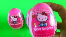 Play Doh Hello Kitty Surprise Eggs Huevos Surpresa ハローキティ キティ・ホワイト playdough