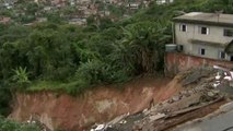 SP: Chuva provoca desabamento de casas na região metropolitana
