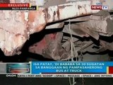 BP: 1 patay, mahigit 20 sugatan sa banggaan ng pampasaherong bus at truck sa Nlex-Pampanga