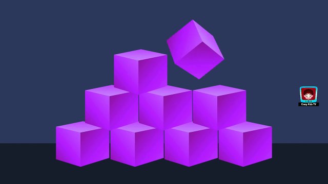 Learn Colors for Children Toddlers Kids Babies with Color Balls And Boxes - Crazy Kids TV Songs