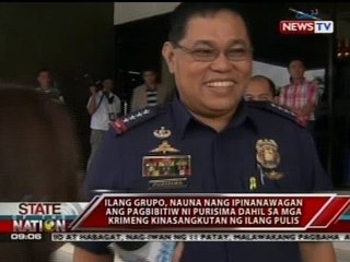 SONA: PNP Chief Purisima, sinampahan ng reklamong plunder, graft at indirect bribery