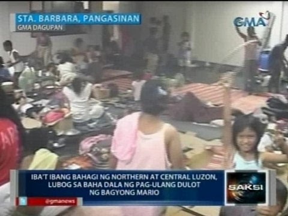 Saksi: Ilang sinalanta ng bagyong Mario at habagat, baha pa rin