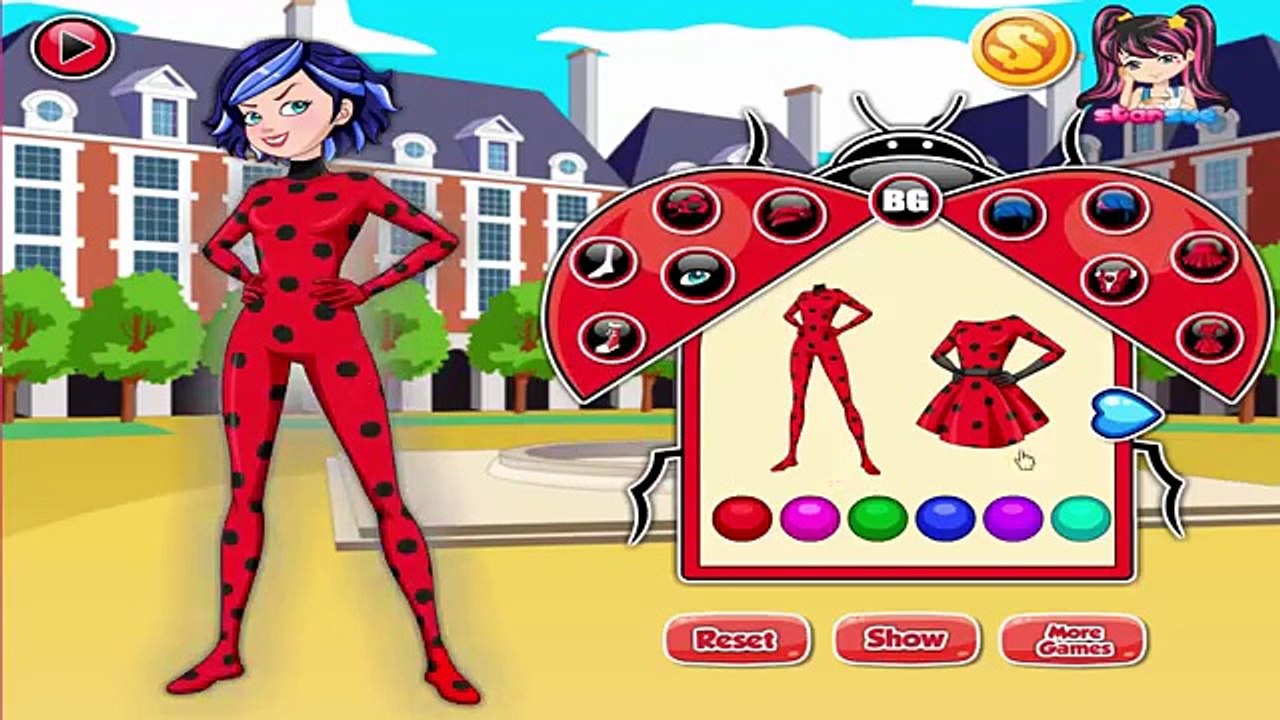 Miraculous Ladybug Dress Up - Miraculous Ladybug and Cat Noir Gamess