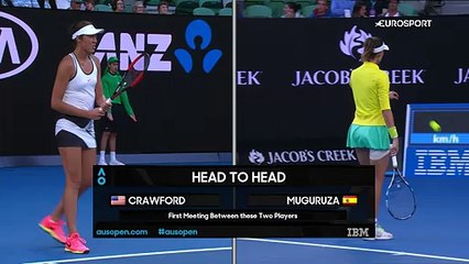 Avustralya Açık 2017: Samantha Crawford - Garbine Muguruza (Özet)
