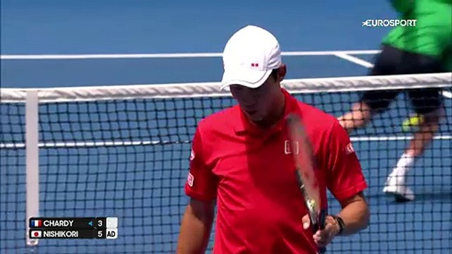 Avustralya Açık 2017: Kei Nishikori - Jeremy Chardy (Özet)