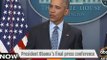 President Obama talks plans for future in final press conference