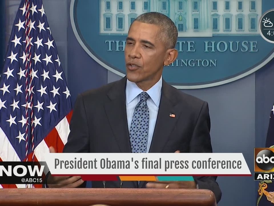 President Obama talks plans for future in final press conference