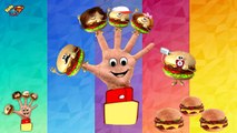 The Finger Family Burger - Family Nursery Rhyme - Burger Finger Family Songs - Family Finger Burger