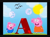 alfabeto con Peppa Pig - Peppa Pig ABC abcdefghilmnopqrstuvz - alfabeto italiano