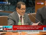 Senate briefing kaugnay ng draft ng Bangsamoro Basic Law