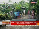 BT: Binatilyong 15-anyos, nang-hostage ng sariling kapatid