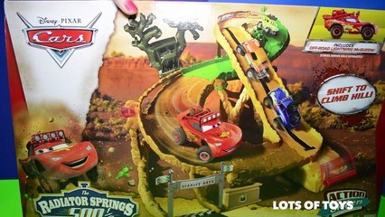 Off Road Race Disney Cars Радиатор Спрингс 500 1/2 Race Toy Review