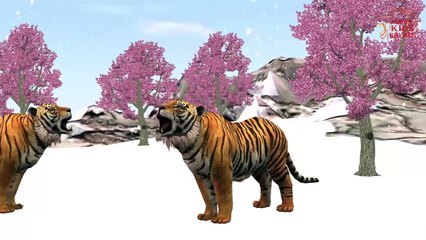 Johny Johny Yes Pappa Tiger English Nursery Rhymes | Learning Animal Sounds For Children