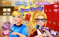 Cindy and Barbie Teen Rivalry - Clean Up and Dress Up Game For Girls