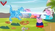 Peppa Pig Superheroe Finger Family★Peppa Pig English Angel Save Family PeppaPig From George Devil#12