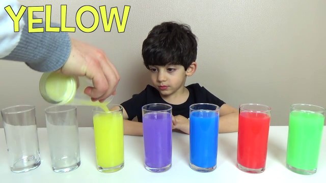 Learn Colors With Colored Water for Children, Toddlers and Babies Learning Colours for Kids