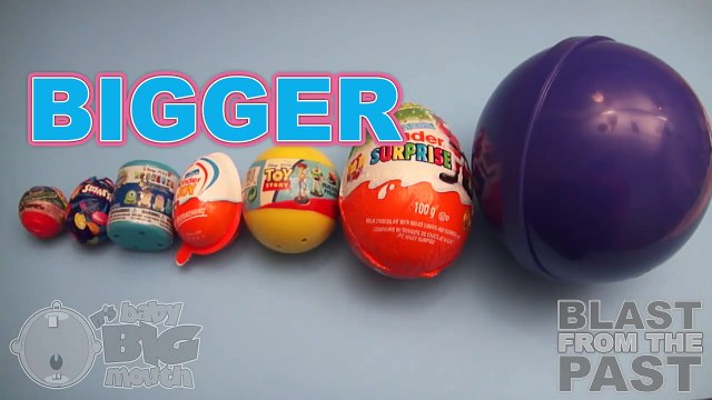 Opening Eggs Toys, Candy and Fun! With Surprise Eggs Sizes from Smallest to Biggest!