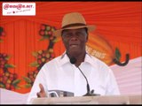 Allocution du président Alassane Ouattara à Soubré