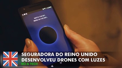 Seguradora do Reino Unido desenvolve luzes que seguem você por aí.